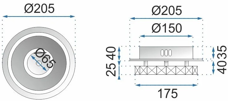 Toolight - LED krištáľová stropná lampa 8W APP408-C, neutrálne svetlo 4000K, OSW-65006