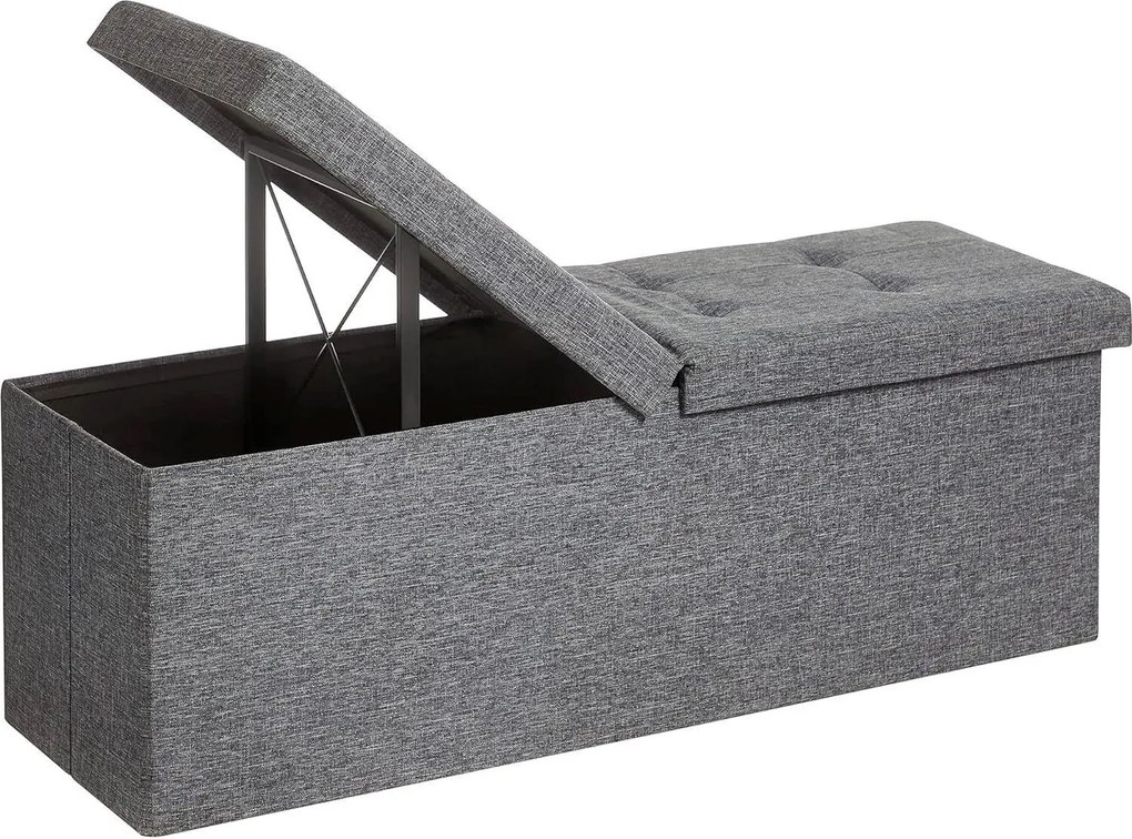 XXXLutz ÚLOŽNÝ BOX NA SEDENIE, textil, kompozitné drevo, 110/38/38 cm - Kreslá - 002543037510