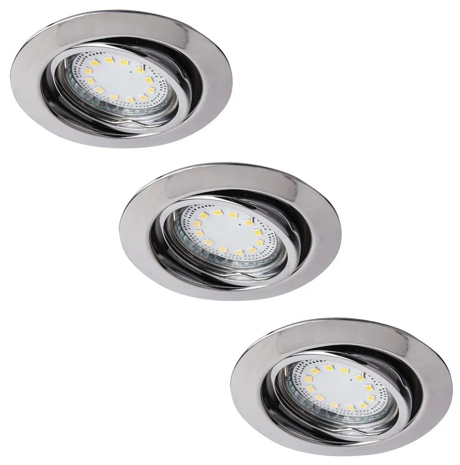 Rabalux 1050 - SADA 3xLED Podhľadové svietidlo LITE 3xGU10-LED/3W/230V RL1050