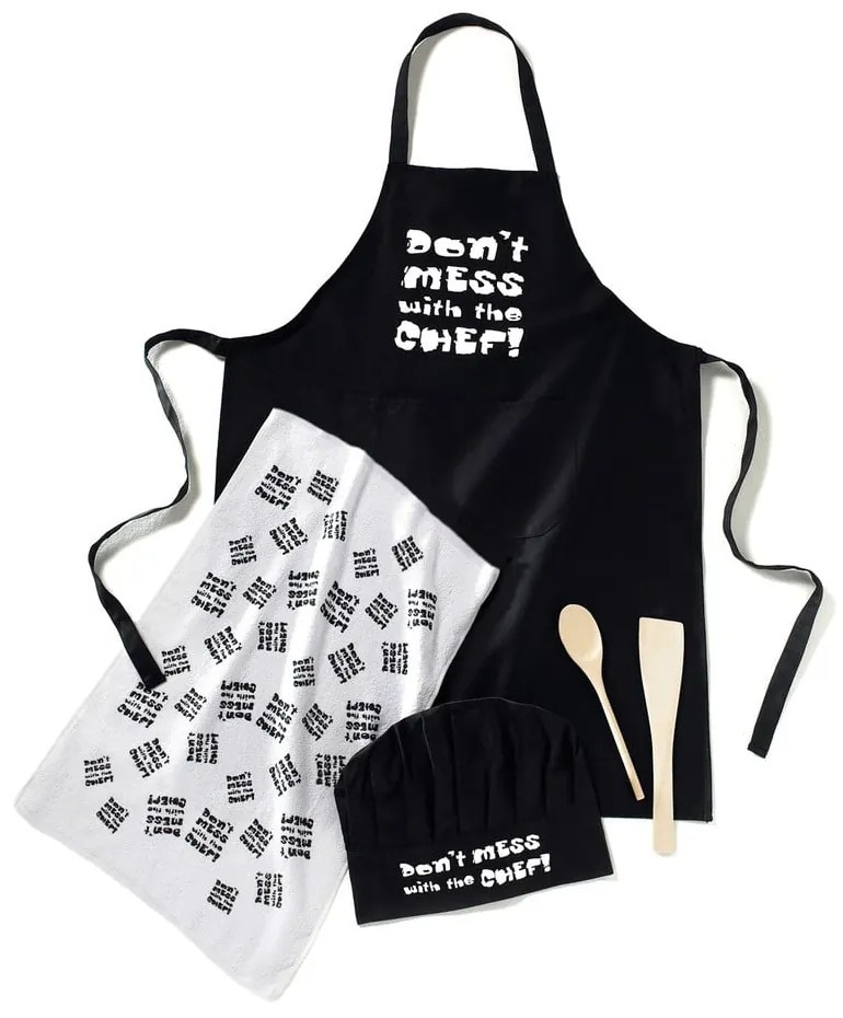 5-dielna súprava pre kuchárov Cooksmart ® Don't Mess With The Chef