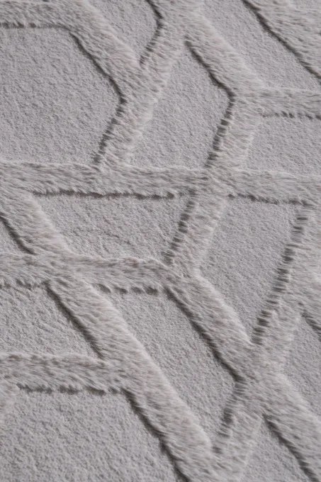Koberec JACQUARD strieborný