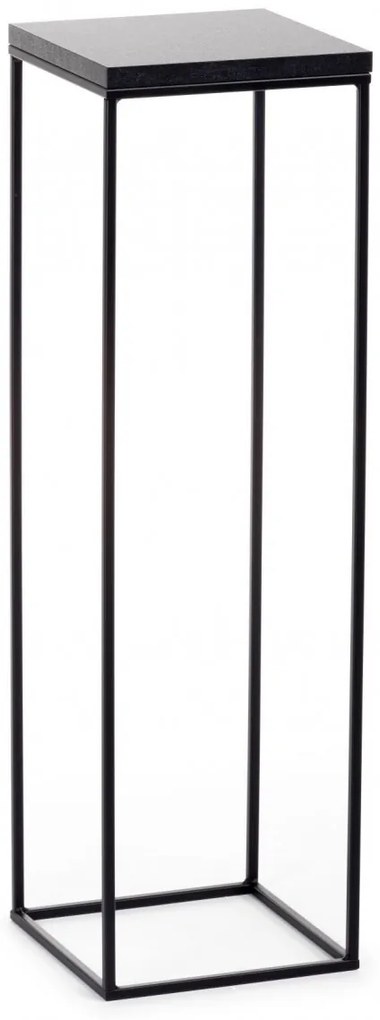 Kvetinový stojan CHARR 80 cm čierny