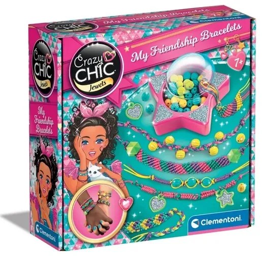 Clementoni Crazy CHIC - Náramky priateľstva