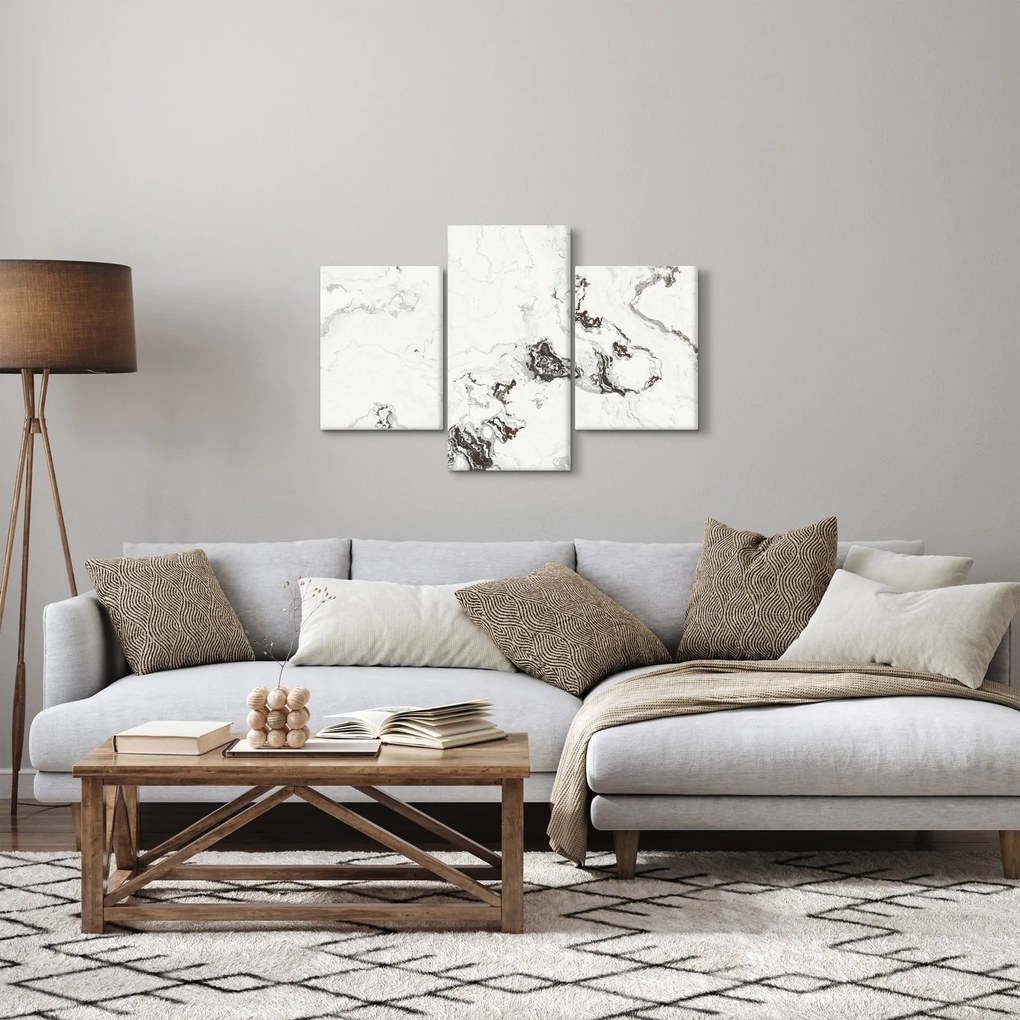 Obraz - Biely mramor (90x60 cm)