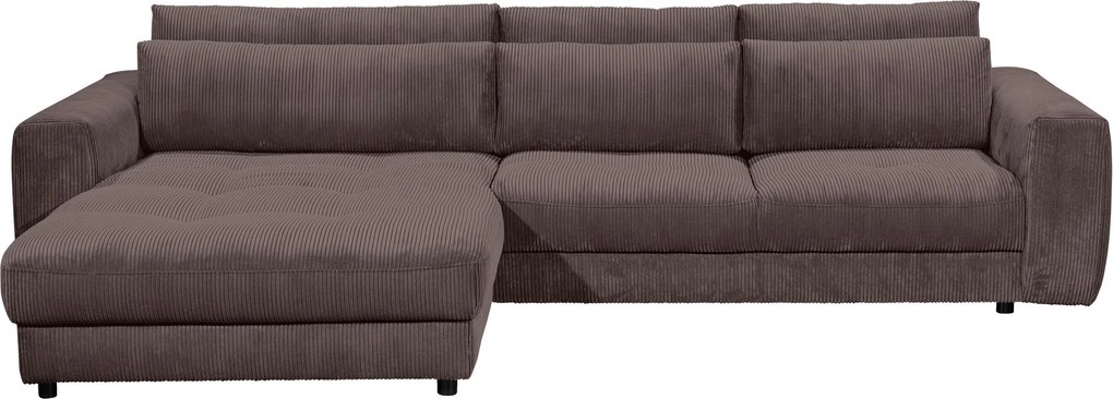 XXXLutz ROHOVÁ SEDAČKA, textil, kompozitné drevo, mokka MID.YOU - Sedačky - 002220033602