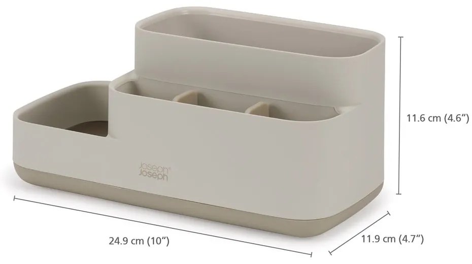 Béžový kúpeľňový organizér EasyStore – Joseph Joseph