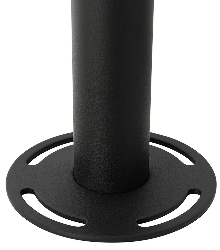 Moderná lampa čierna s plastom 200 cm IP44 - Sfera