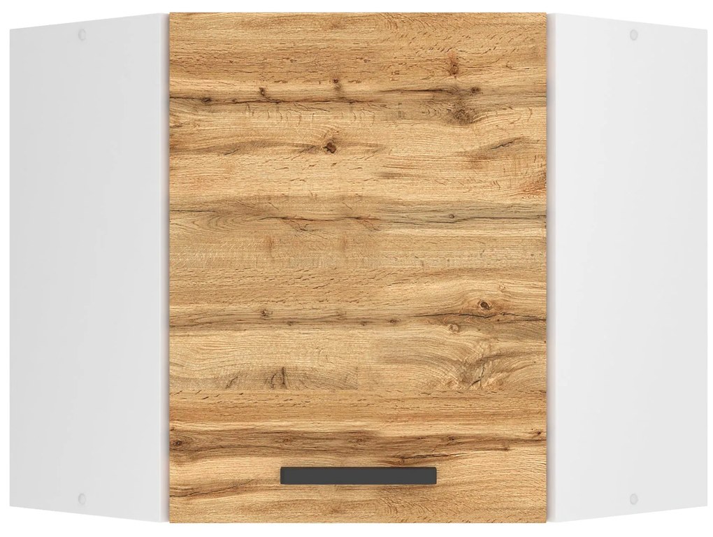 Kuchynská skrinka Belini Premium Full Version horná rohová 60 cm dub wotan