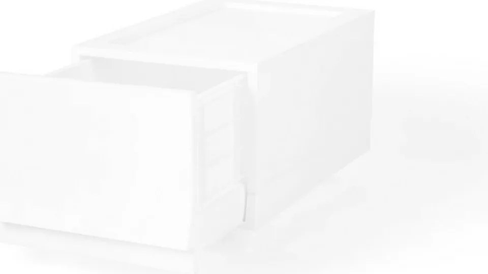 Modulárny úložný box Wave Junior Snow bez koliesok 43,4 x 27,2 x 22 cm