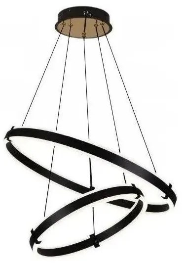 LED Stmievateľný luster na lanku LED/140W/230V 3000-6500K + diaľkové ovládanie