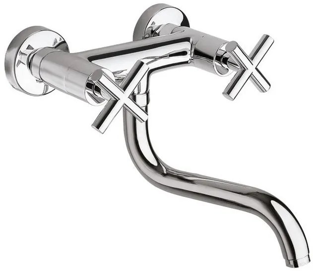 Reitano Rubinetteria Reitano Rubinetteria, AXIA nástenná batéria, chrómová, 506S