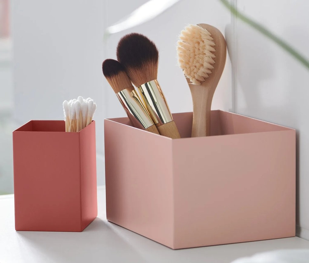 Dekoratívne nádobky z kovu, 2 ks