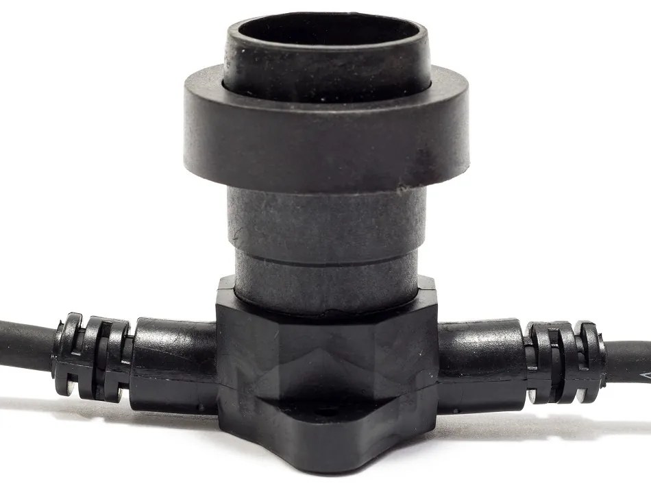 DECOLED Světelná girlanda pro žárovky s paticí E27, 50 m, 100 objímek, IP67