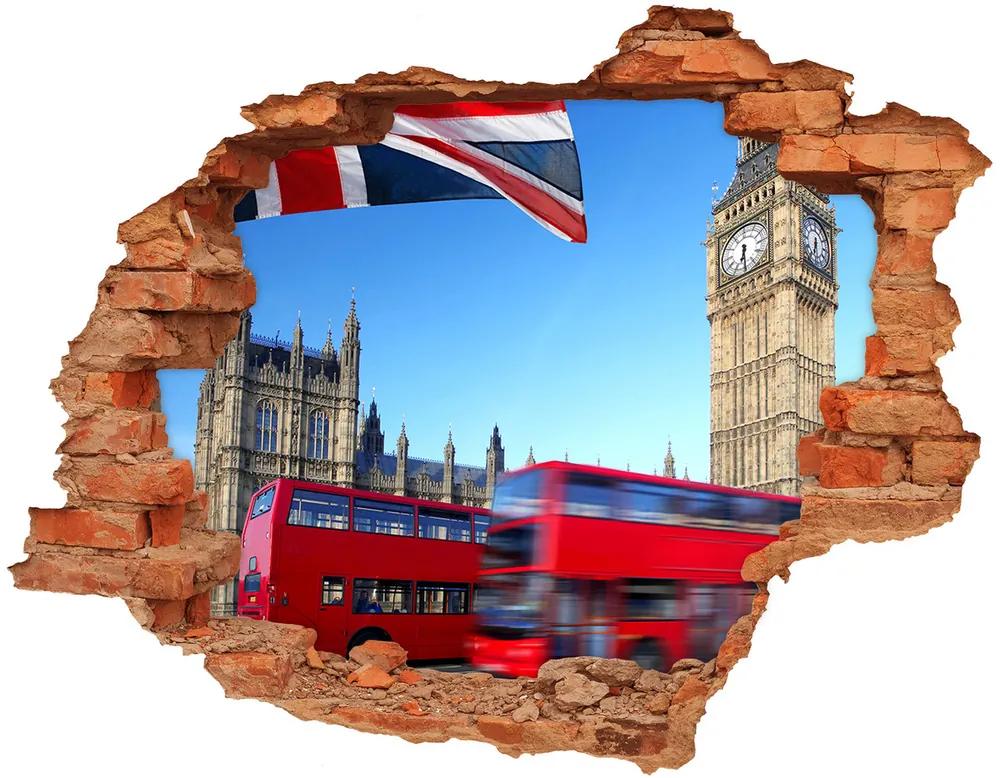 Fototapeta diera na stenu 3D Autobus v londýne nd-c-41680227
