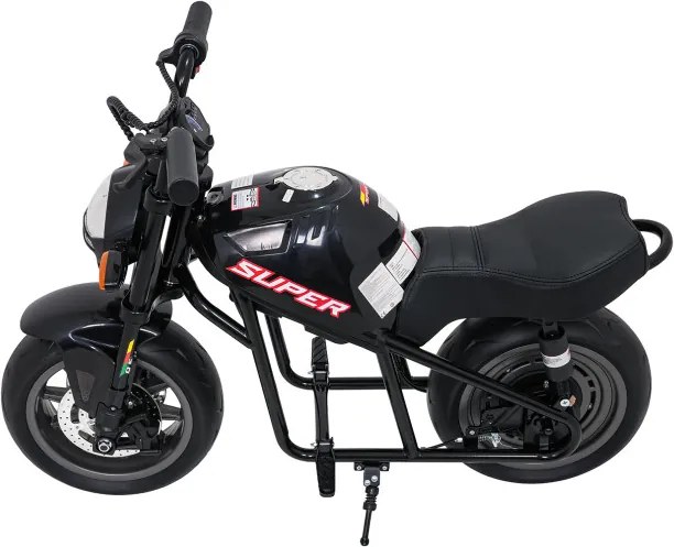 Elektrická motorka SUPERMOTO čierna