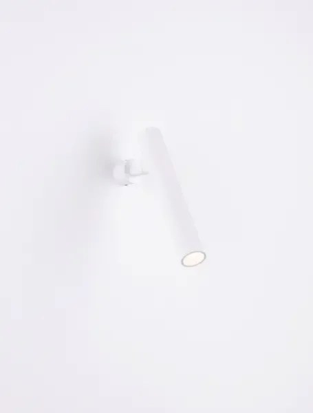 Minimalistické nastenné svietidlo Arlo Biela
