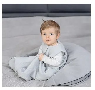 Obojstranný ľahký mušelínový spací vak Rose 4 – 24 mesiacov M