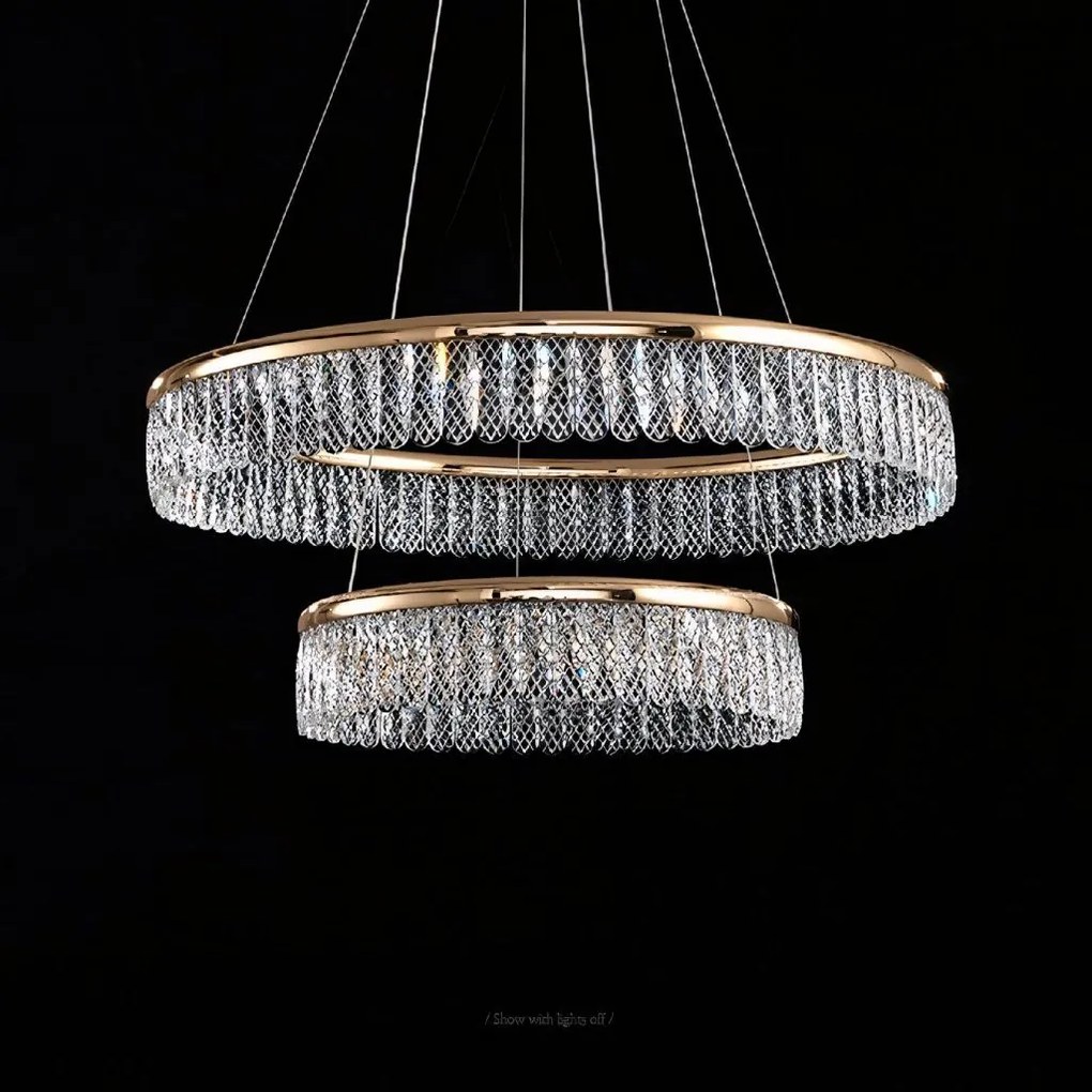 Toolight Toolight, LED stropné svietidlo, 72W, 3500lm, APP1750-CP, zlatá, OSW-04047