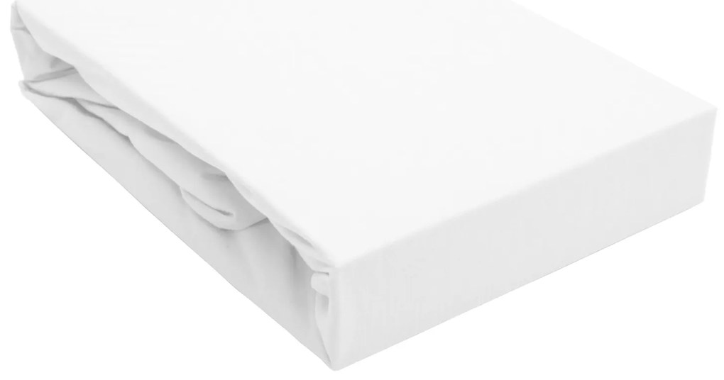 NEPRIEPUSTNÉ JERSEY PRESTIERADLO SG 001 180X200 CM CM BIELA