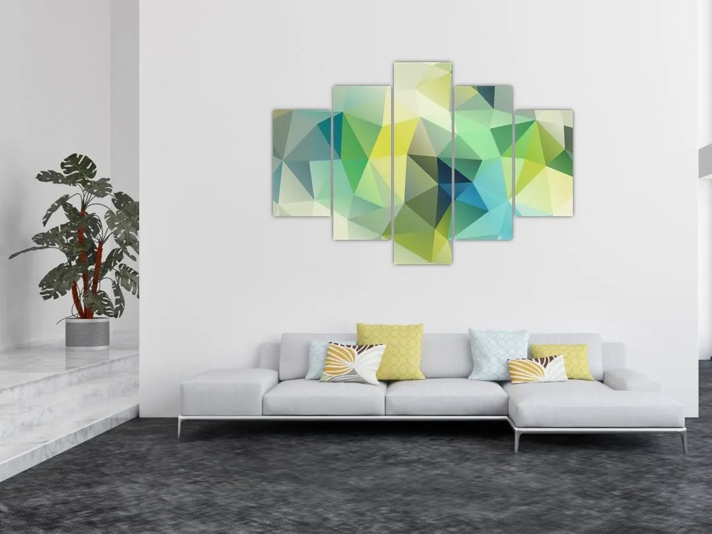 Obraz geometrické abstrakcie (150x105 cm)