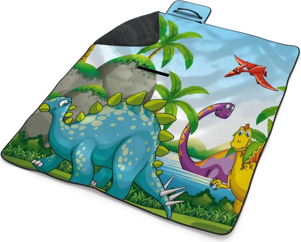 Sablio Plážová deka Dinosauři 3: 200x140 cm