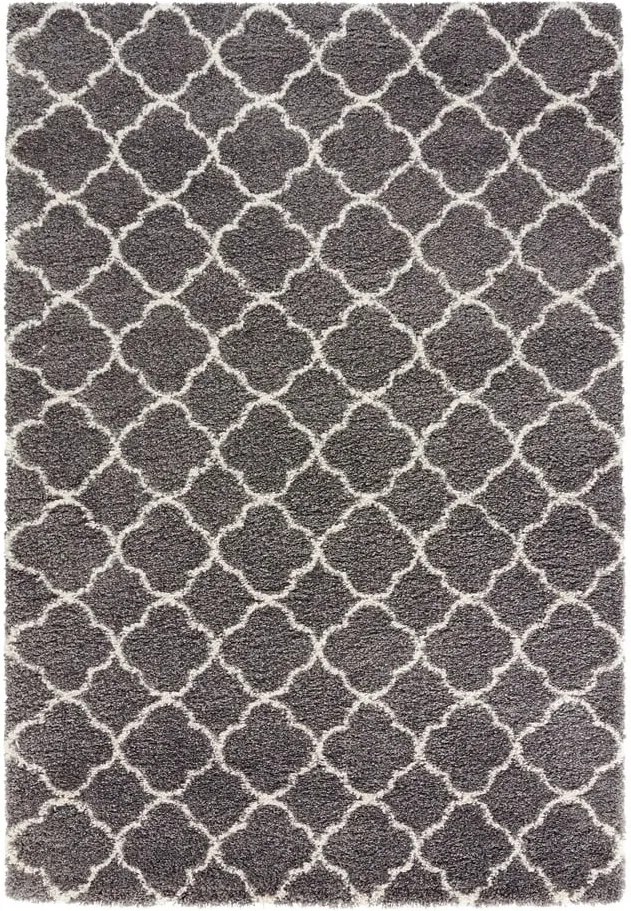 Sivo-biely koberec Mint Rugs Grace, 120 × 170 cm