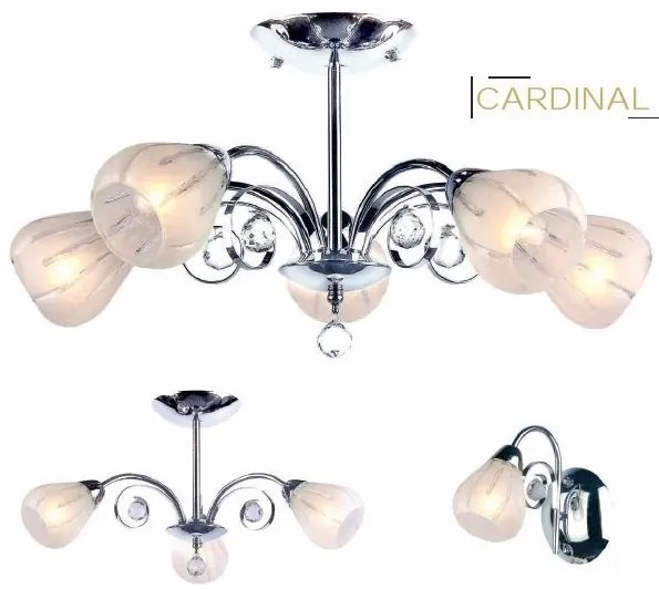 ACA DECOR Nástenné svietidlo CARDINAL max. 60W/E14/230V/IP20