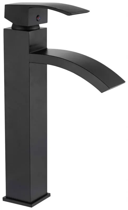 Mexen Libra, vysoká umývadlová batéria, čierna matná, 745110-70
