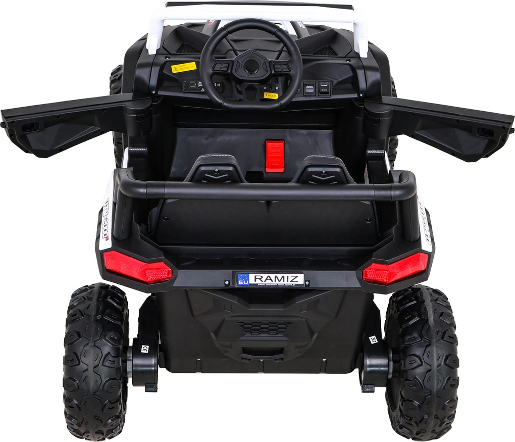 Ramiz Buggy UTV 2000M Racing Battery Car Biela + MP3 Sounds Svetlá + diaľkové ovládanie + pomalý štart