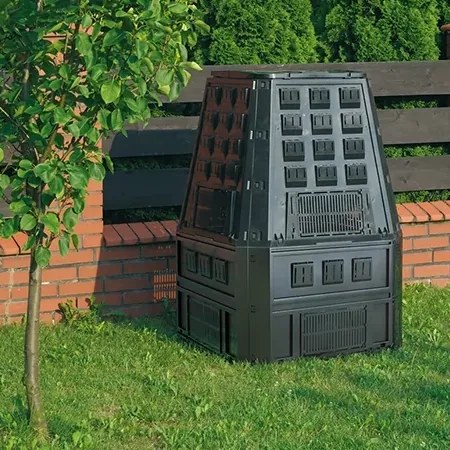 Kompostér, 850 l, čierna