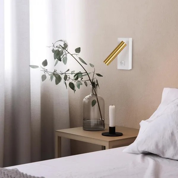 Brilagi - LED Nástenné bodové svietidlo MAYA LED/3W/230V 4000K biela/zlatá