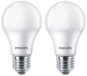 PHILIPS Lighting 8719514471078 LED žiarovka CorePro A60, E27, 4,9W/40W, 470lm, 2700K, biela, 2 ks v balení