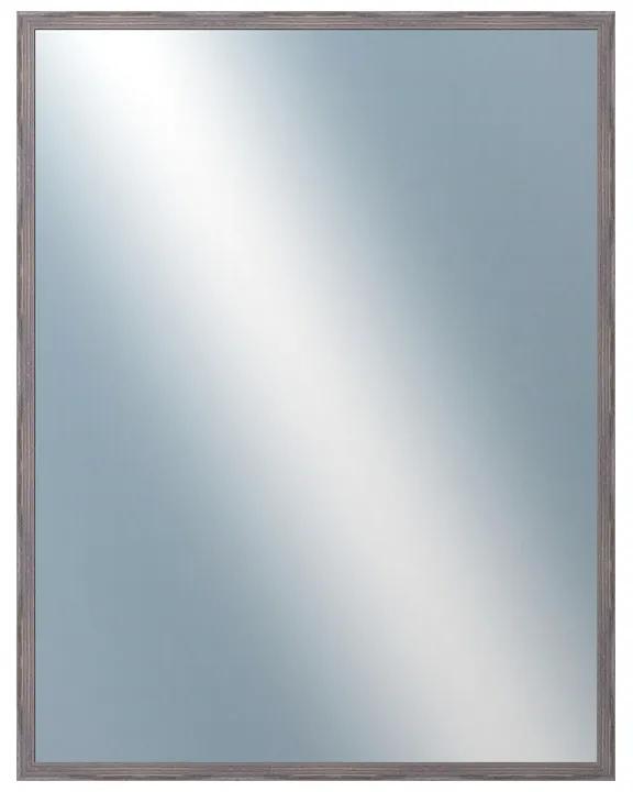 DANTIK - Zrkadlo v rámu, rozmer s rámom 70x90 cm z lišty KASSETTE tmavošedá (3056)