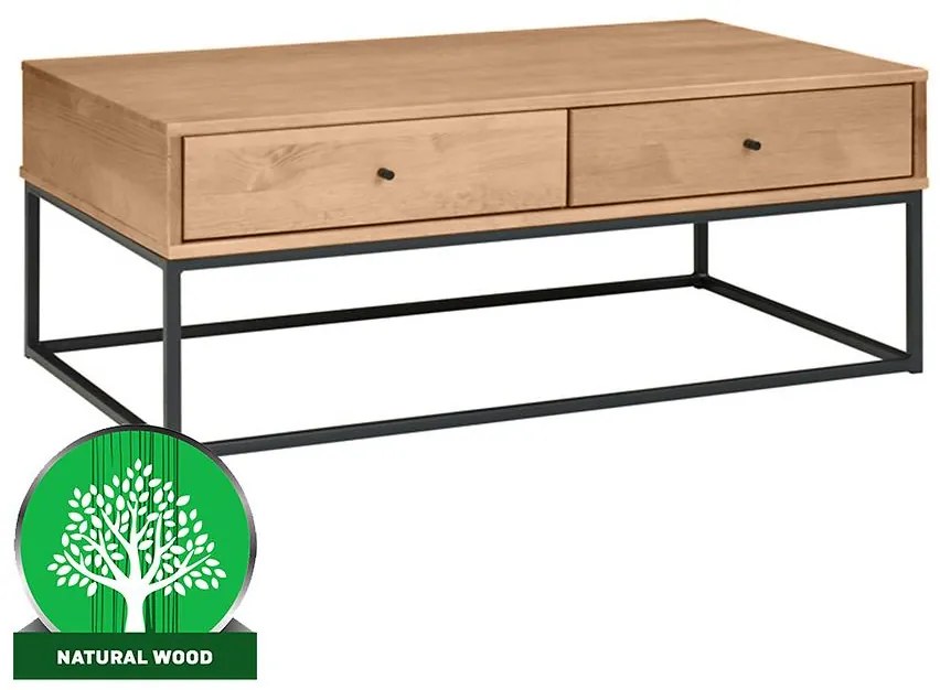 Konferenčný stolík Logan borovica morená dub