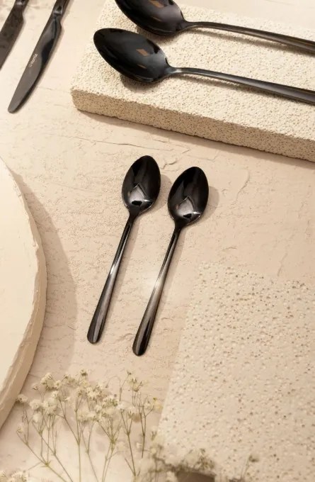 Súprava príborov B2LUGANO čierna 24 ks 854274