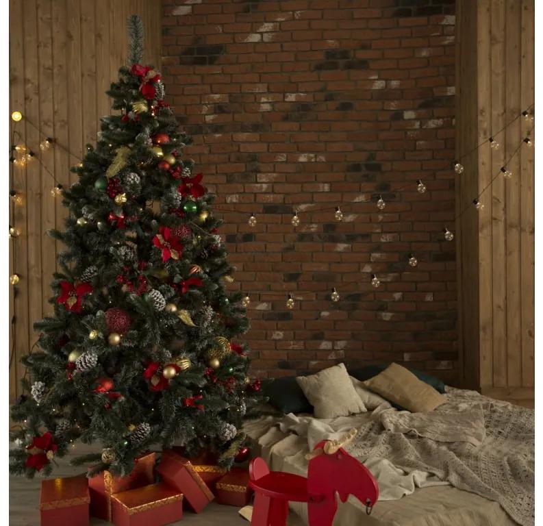 DECOREUM Vianočný stromček ANNA s bielými koncami Veľkosť: 220 cm 127401