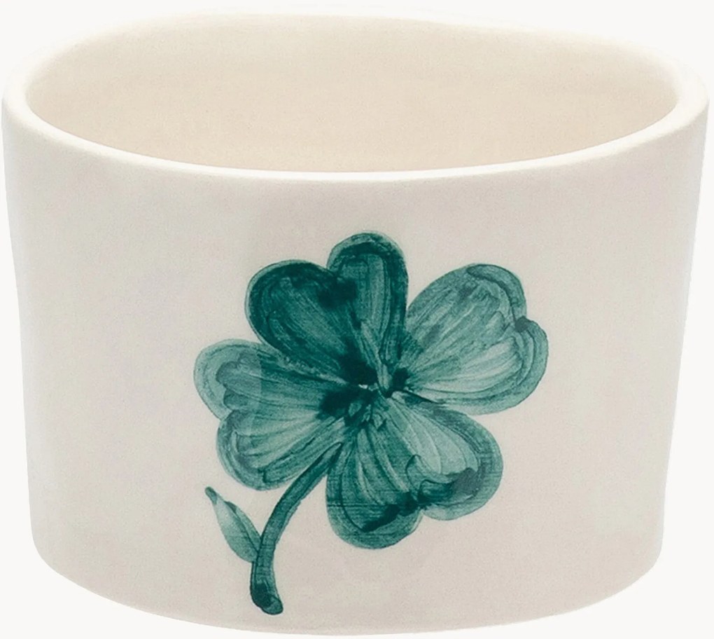 Ručne maľovaná malá miska Shamrock