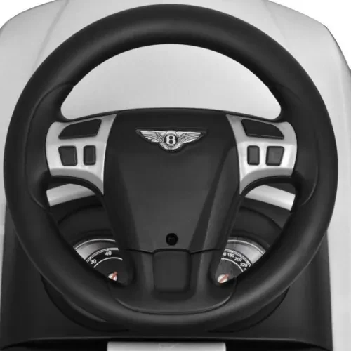 Biele šliapacie autíčko Bentley-