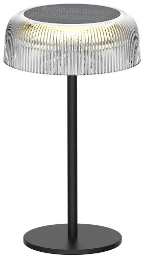 Zuma Line DT33111-LED Stm. solárna nab. lampa BLUET LED/2,5W/2000 mAh IP44 čierna
