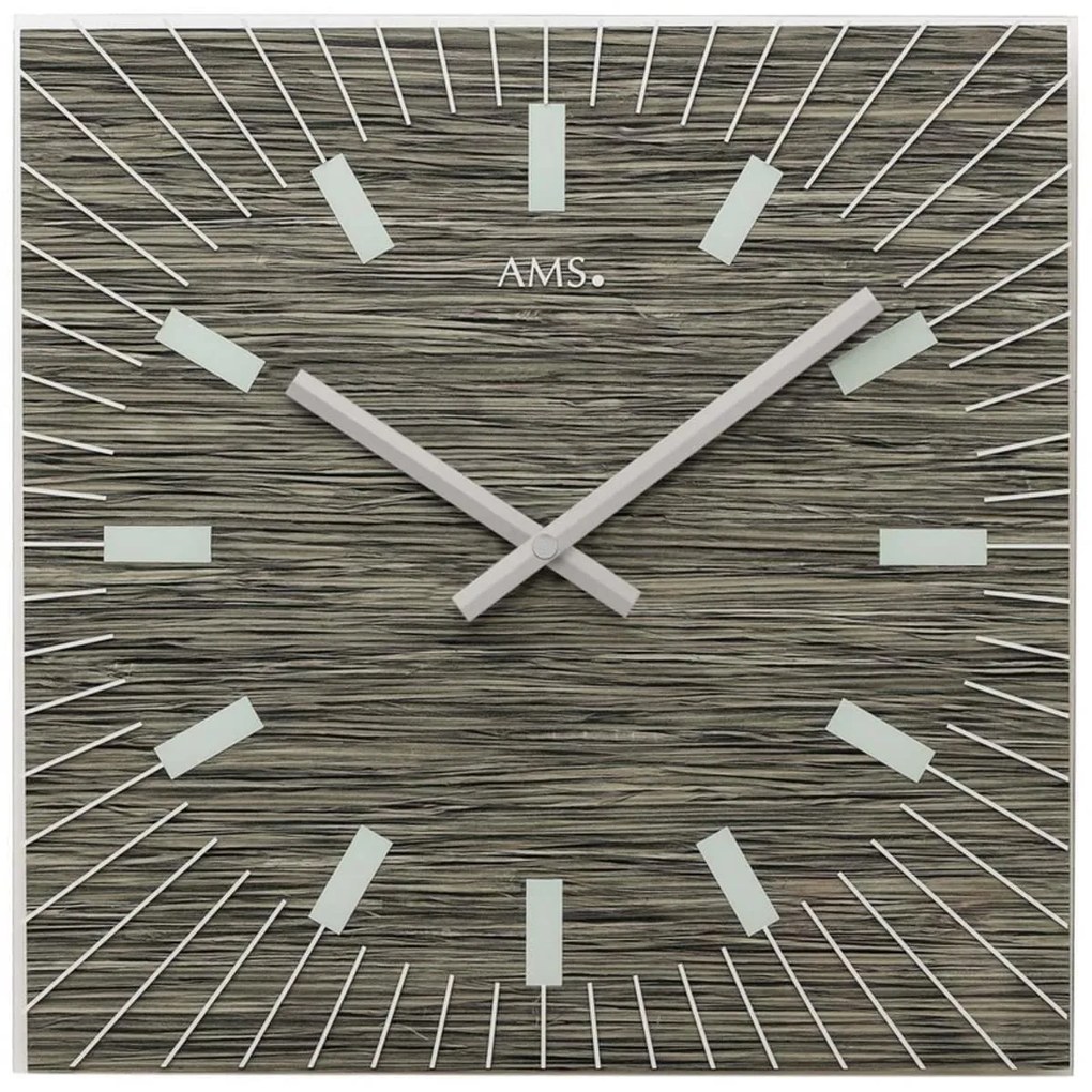 Sklenené dizajnové hodiny AMS 9579