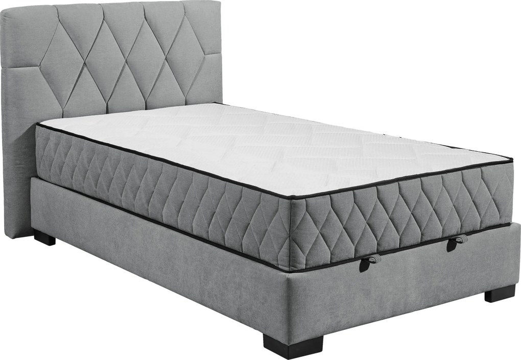 XXXLutz AMERICKÁ POSTEĽ, 120/200 cm, antracitová MID.YOU - Online Only spálne - 002220053801