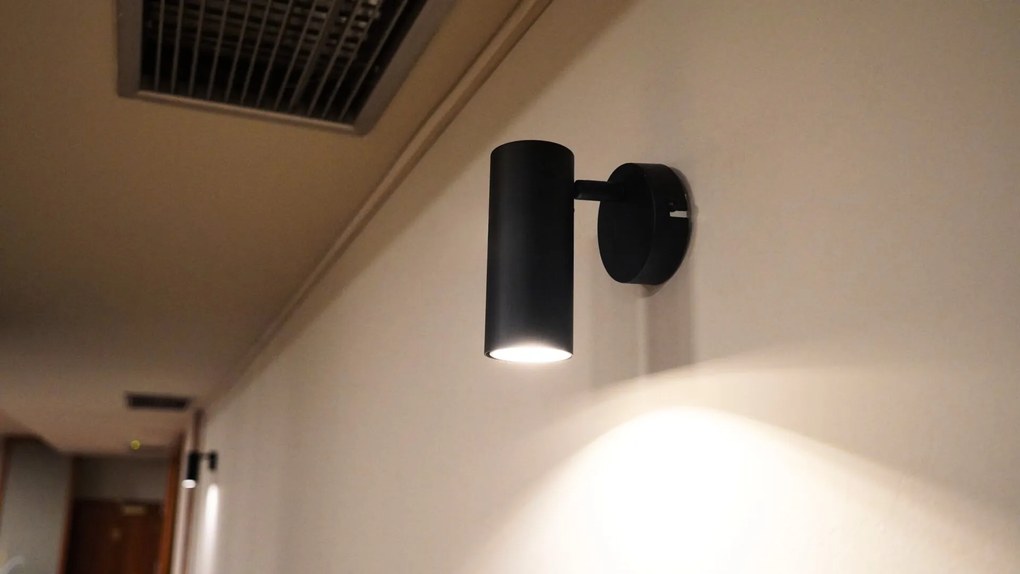 Candellux Čierne stropné/nástenné svietidlo Colly pre žiarovku GU10 91-01658