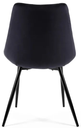 Set dvoch jedálenských stoličiek SJ.0488 čierne