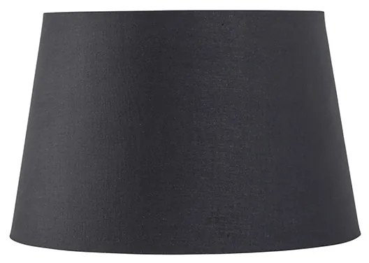 Čierny tienidlo z bavlny so zlatým vnútrom 25/20/16