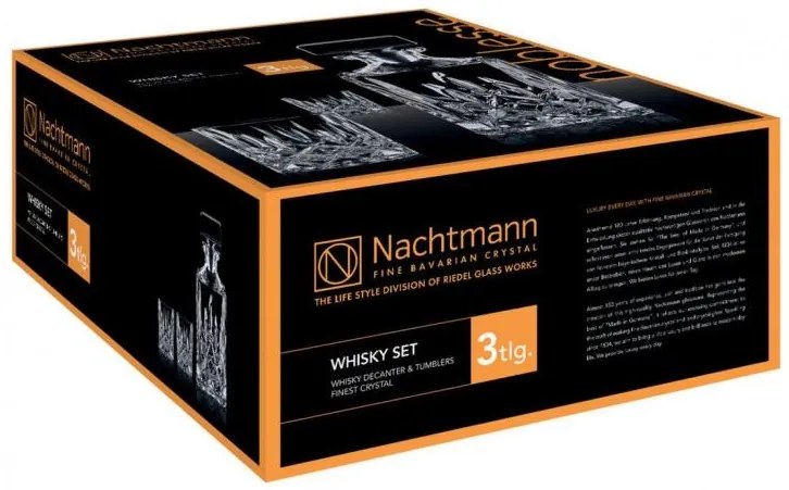 Nachtmann whisky set Noblesse 1+2