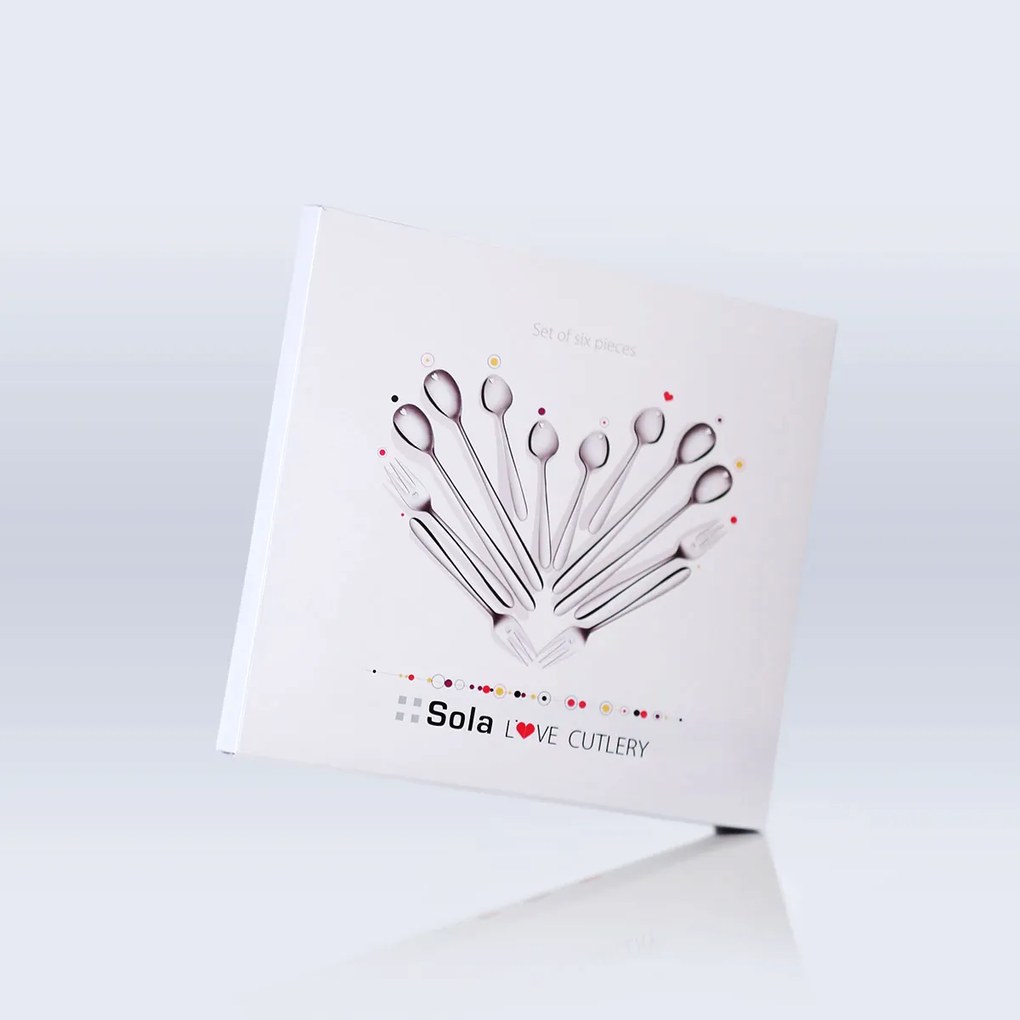 Darčekový set so srdiečkom 6 ks - Love Cutlery - 116603