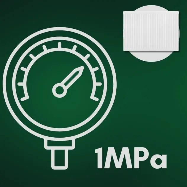 Invena Prov V22, panelový oceľový radiátor 600x2200 mm, 3648W, pre spodné a bočné pripojenie, biela, INV-UG-93-622-KPL
