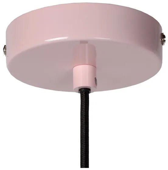 Lucide 30484/28/66 - Luster na lanku CORENTIN 1xE27/60W/230V ružová