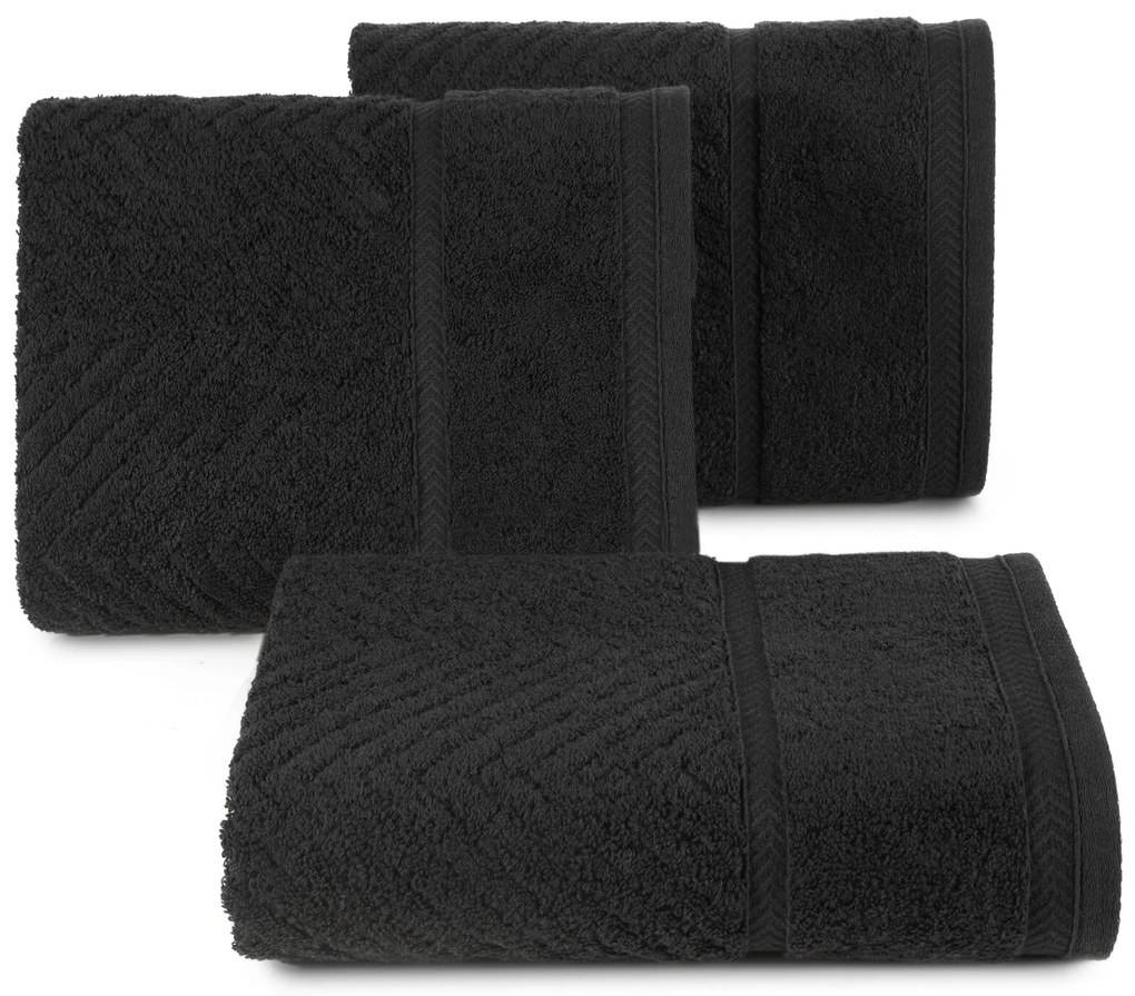 BAVLNENÝ UTERÁK KALIA6 50X90 CM ČIERNA