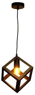 Závesná lampa geometrická čierna SWEDEN
